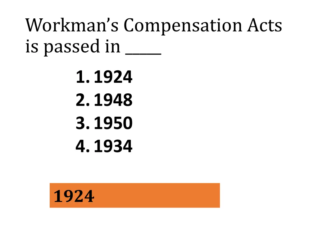 workman s compensation acts is passed in