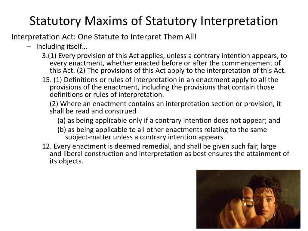 statutory maxims of statutory interpretation