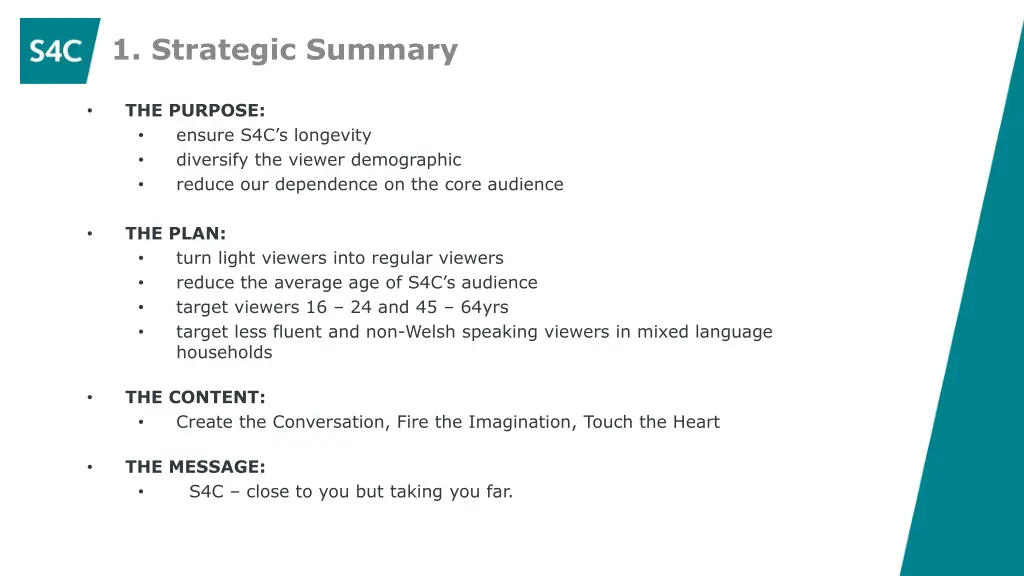 1 strategic summary