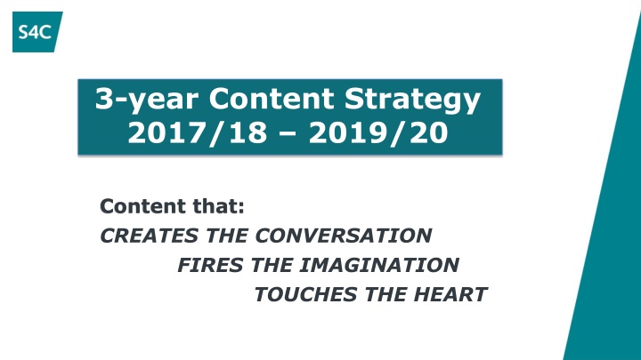 3 year content strategy 2017 18 2019 20