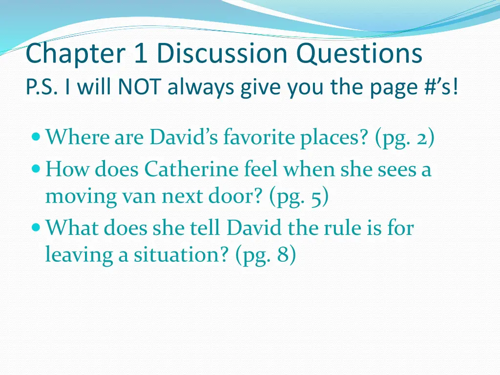 chapter 1 discussion questions p s i will