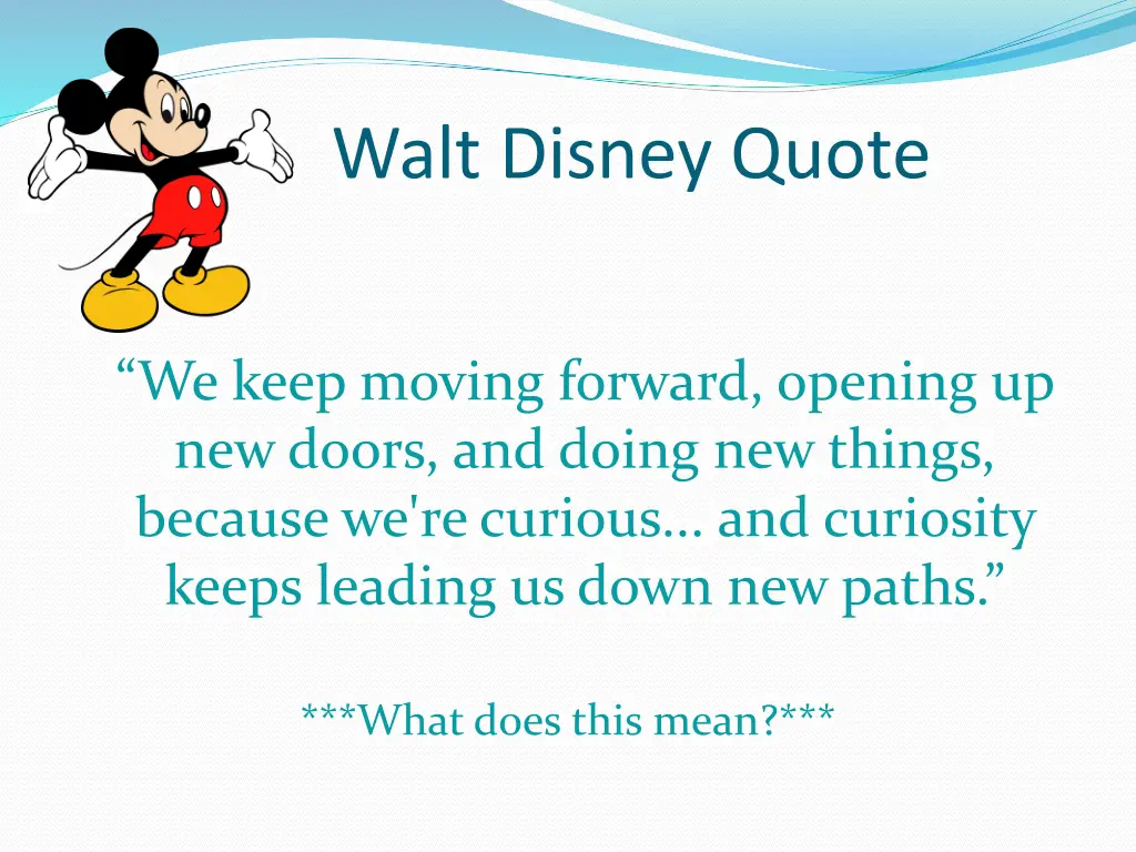 walt disney quote