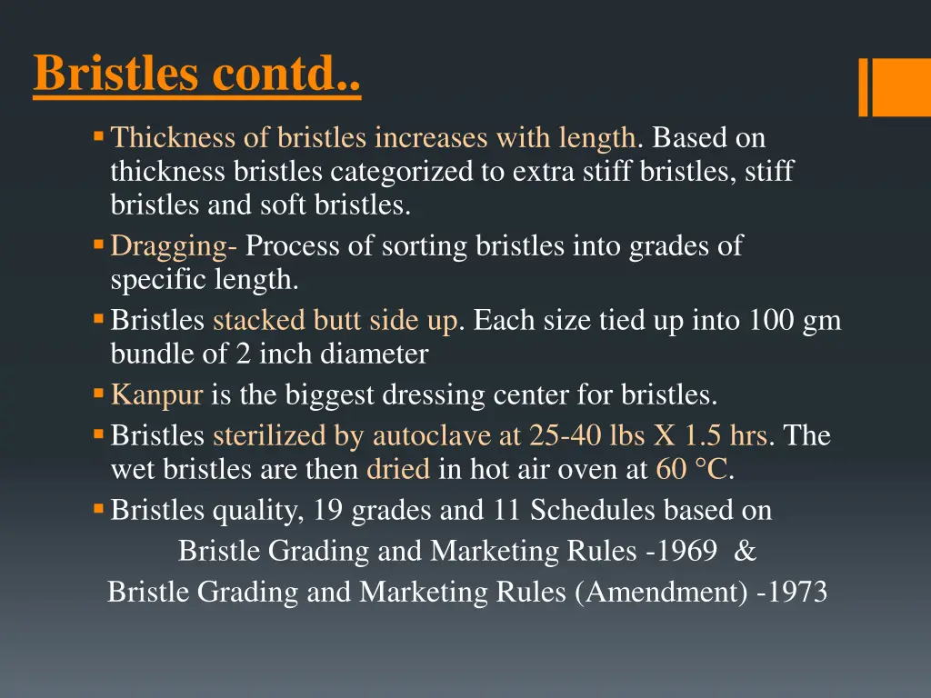 bristles contd