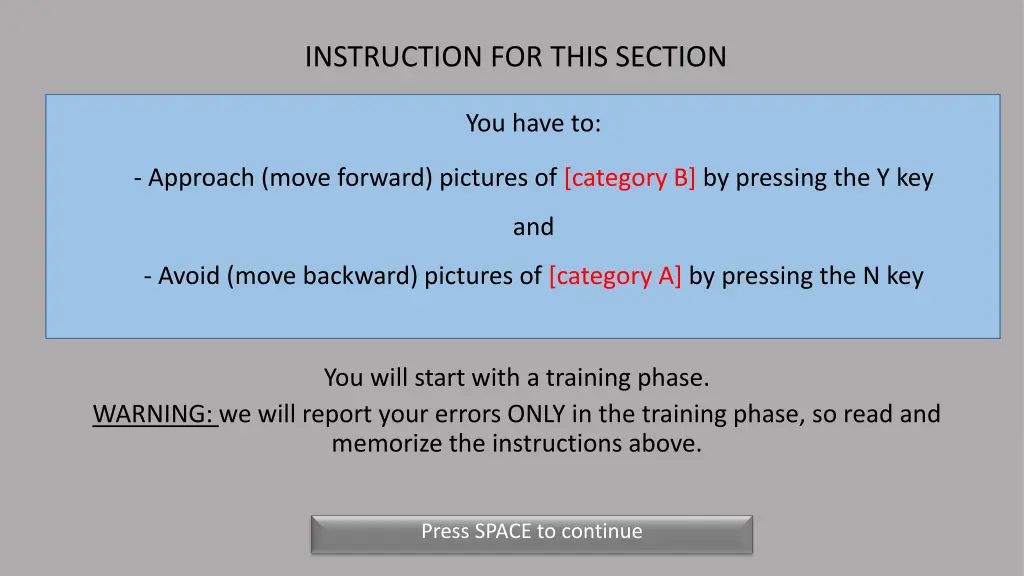 instruction for this section 1