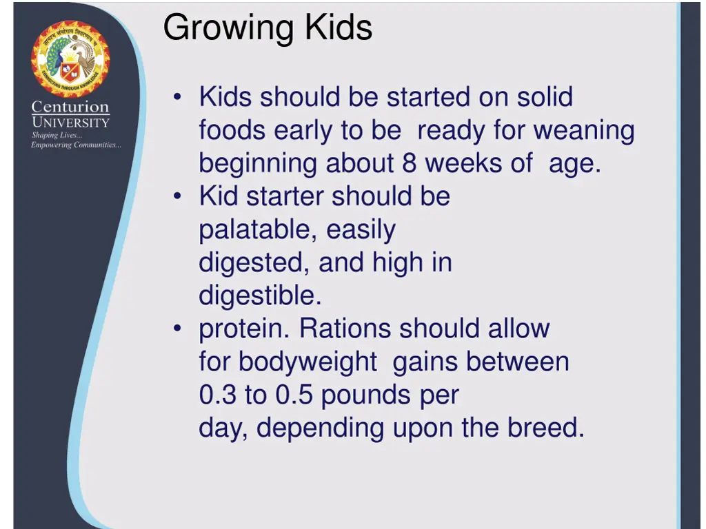 growing kids