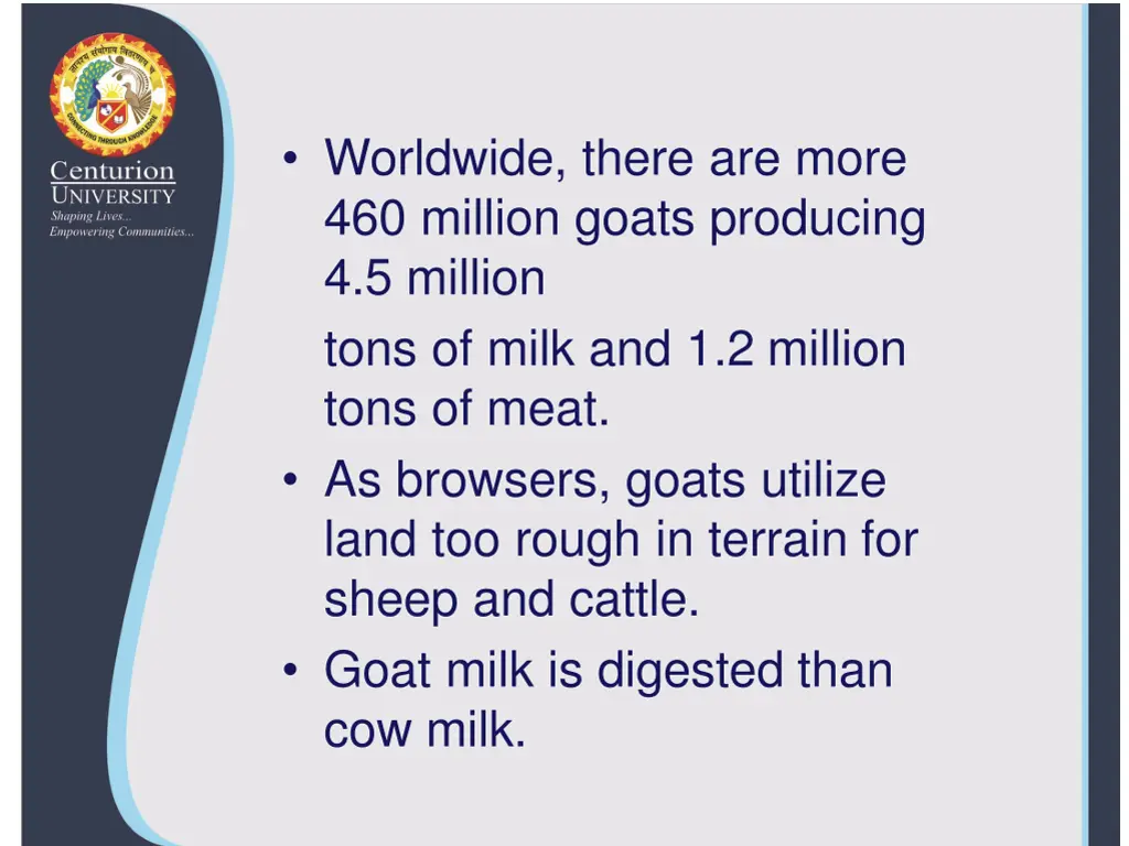 worldwide there are more 460 million goats