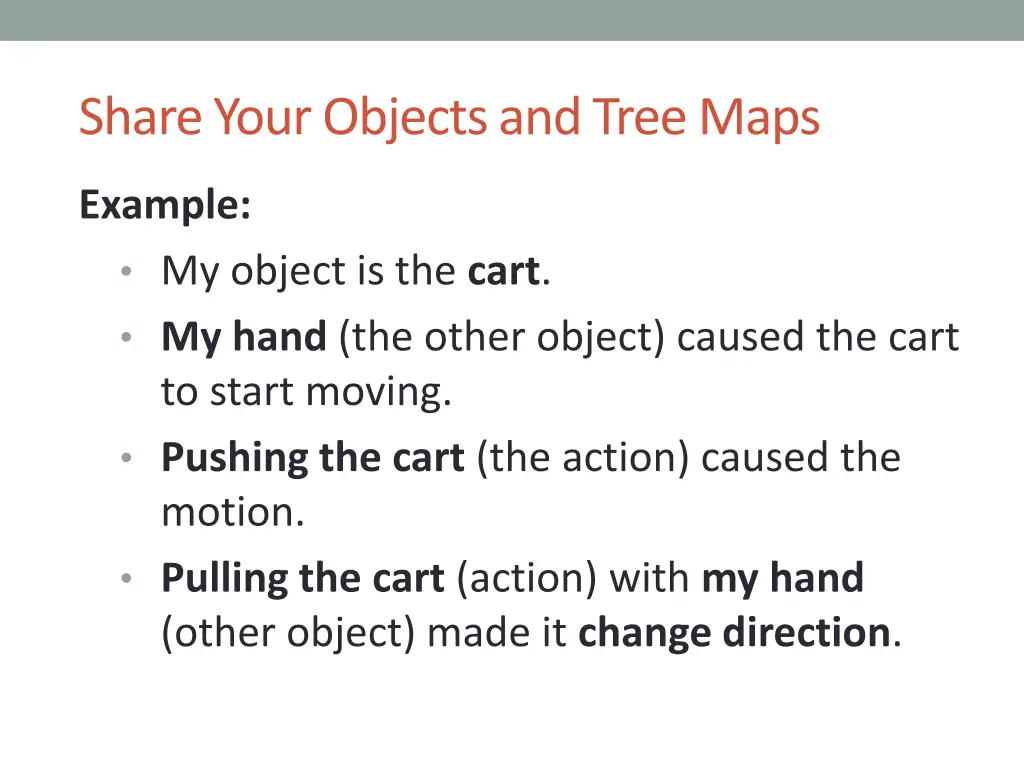 share your objects and tree maps 1