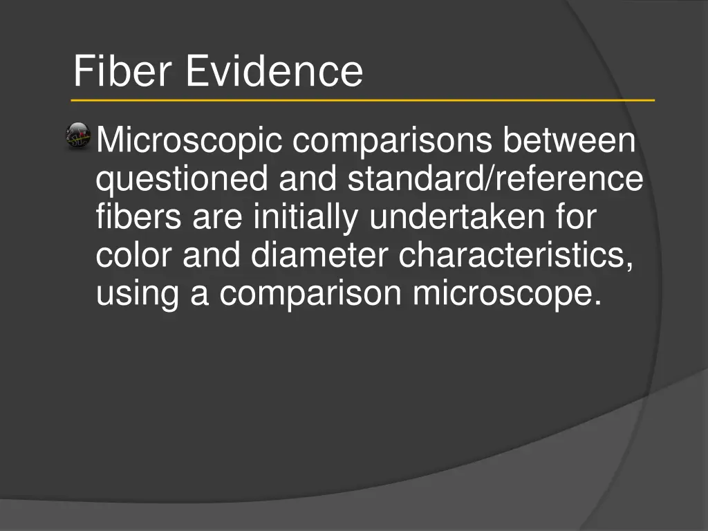 fiber evidence 1