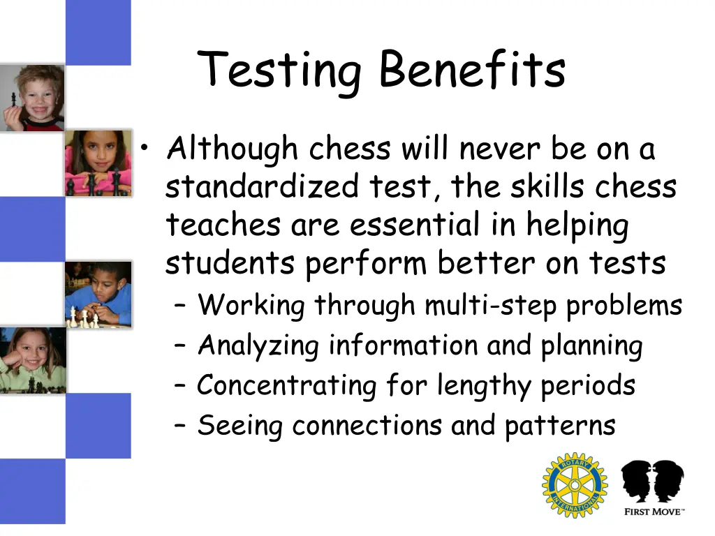 testing benefits