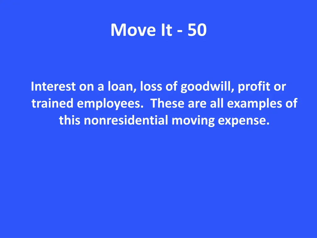 move it 50