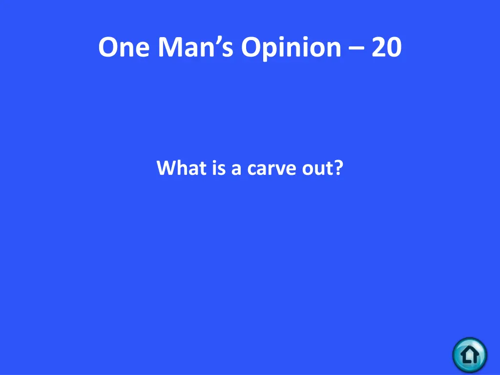 one man s opinion 20 1