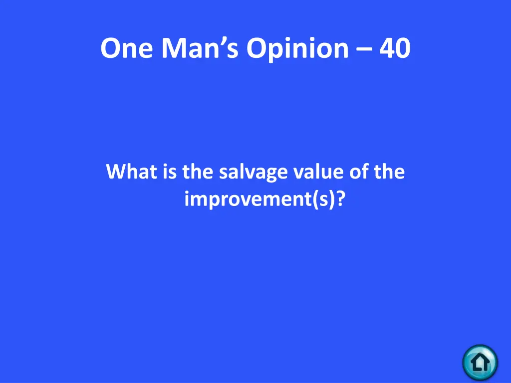 one man s opinion 40 1