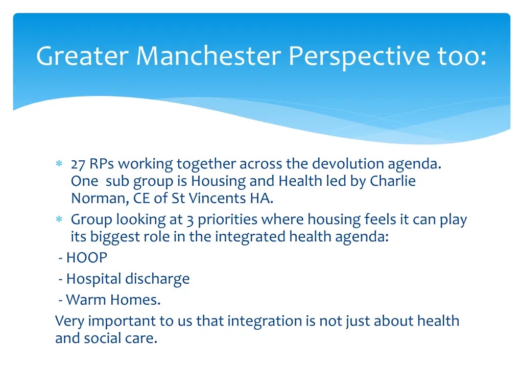 greater manchester perspective too