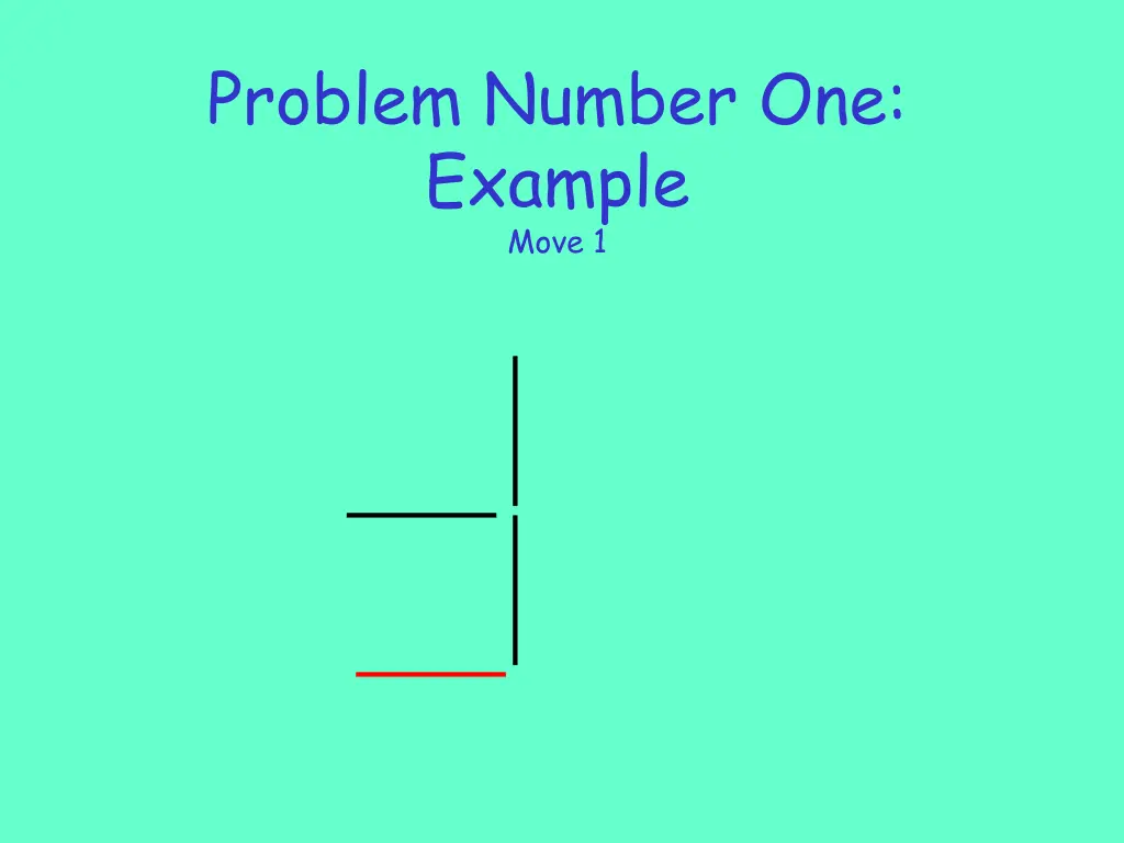 problem number one example move 1 1