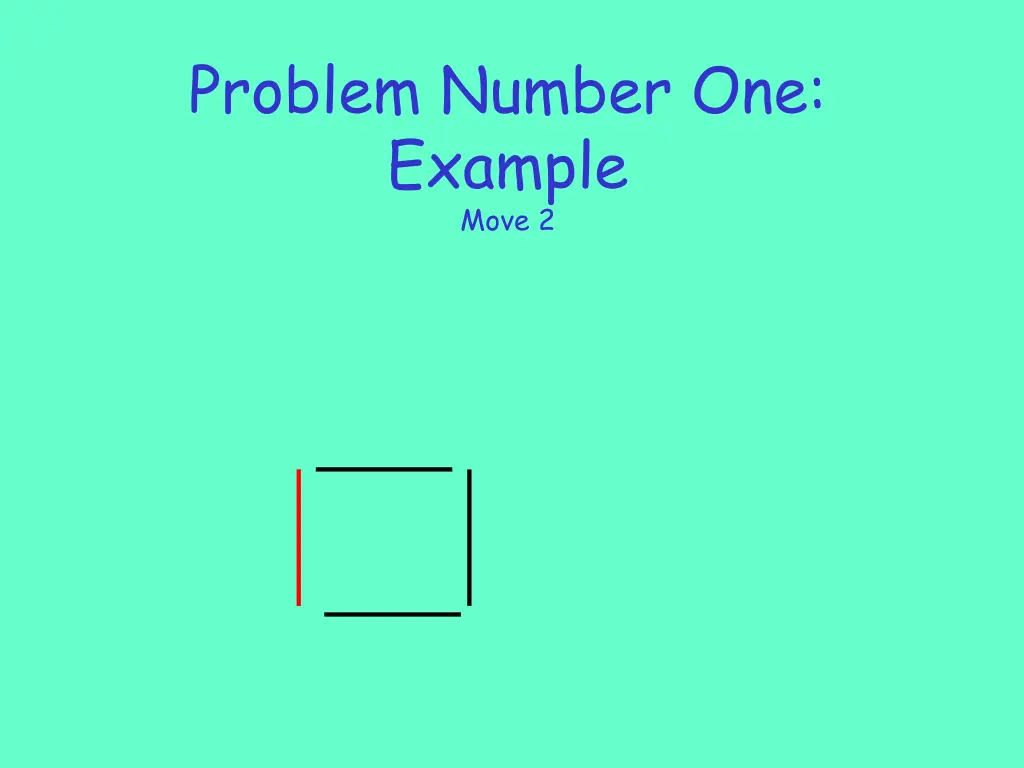 problem number one example move 2 1