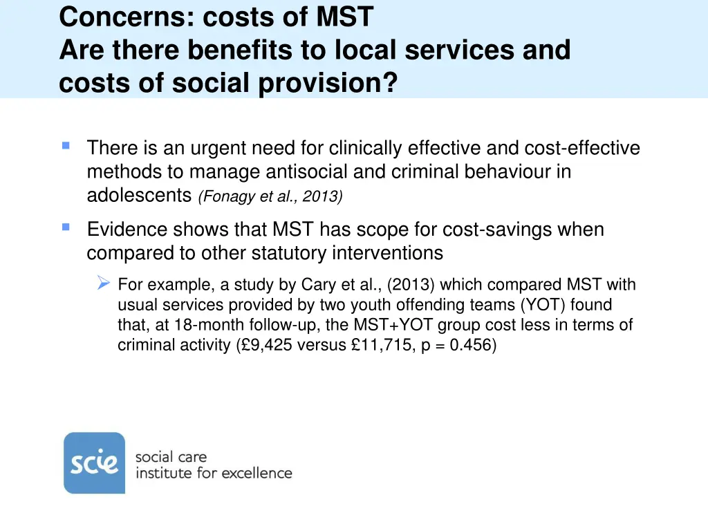 concerns costs of mst are there benefits to local