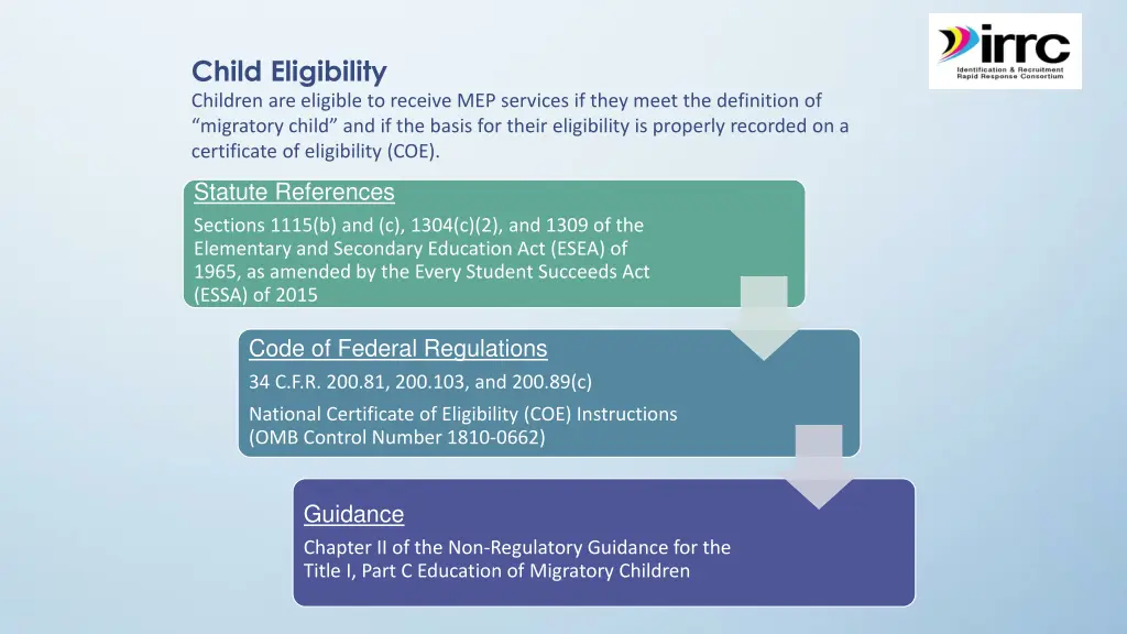 child eligibility children are eligible