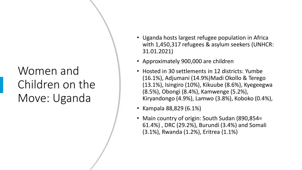 uganda hosts largest refugee population in africa