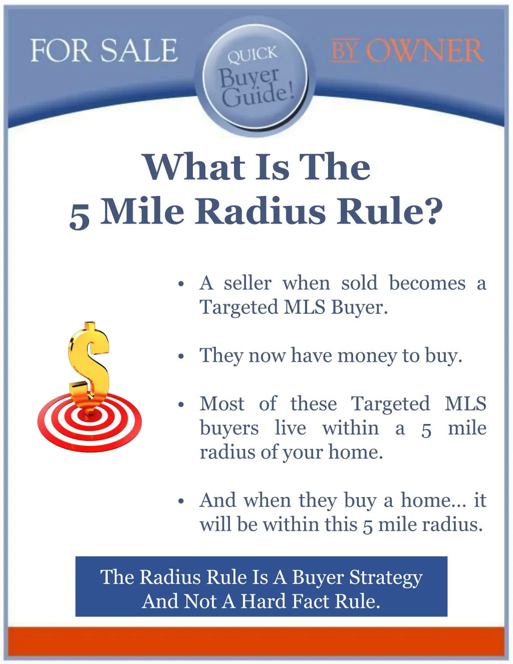 what is the 5 mile radius rule