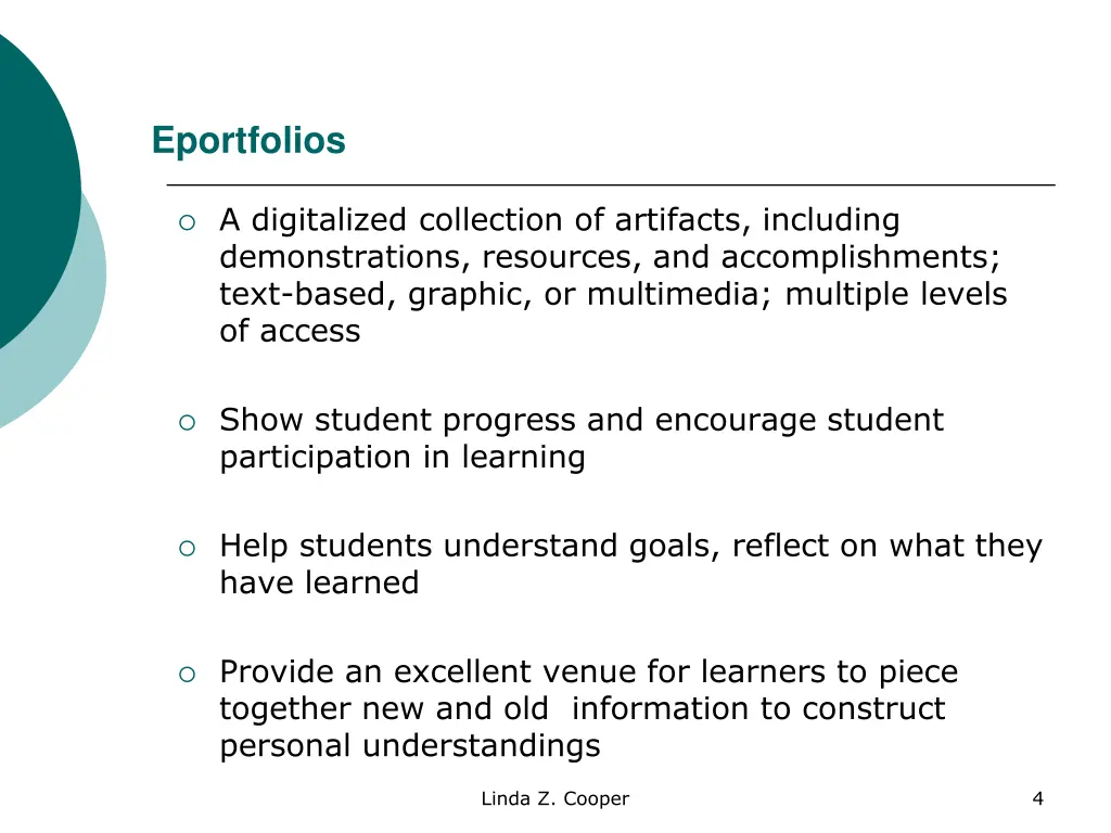 eportfolios