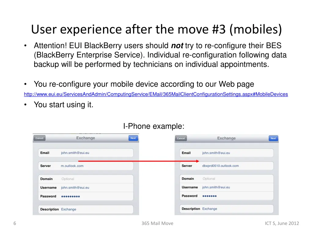 user experience after the move 3 mobiles