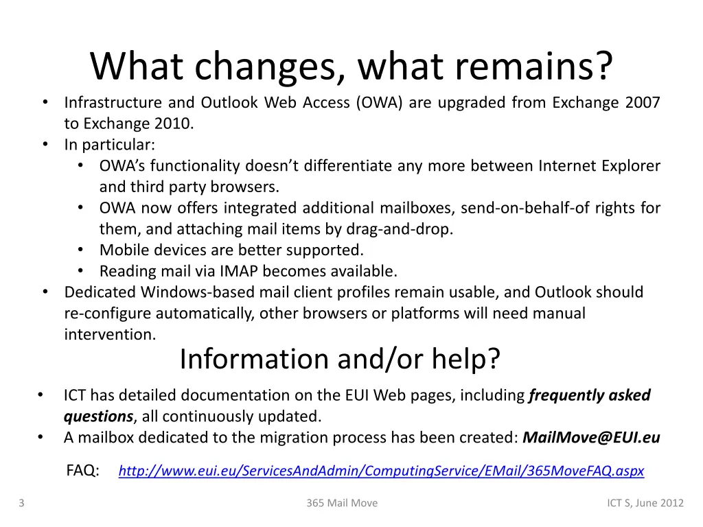 what changes what remains infrastructure