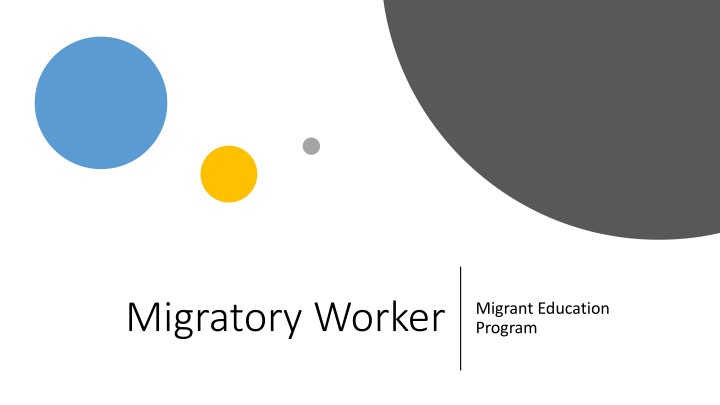 migratory worker