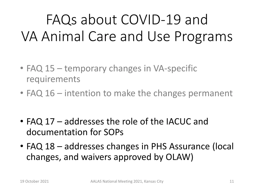 faqs about covid 19 and va animal care 1