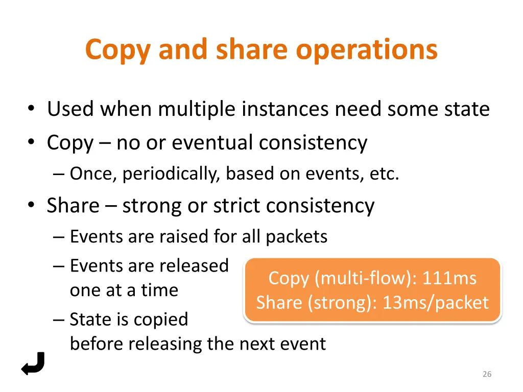 copy and share operations