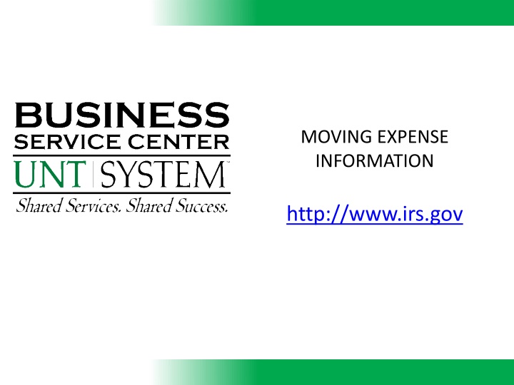 moving expense information