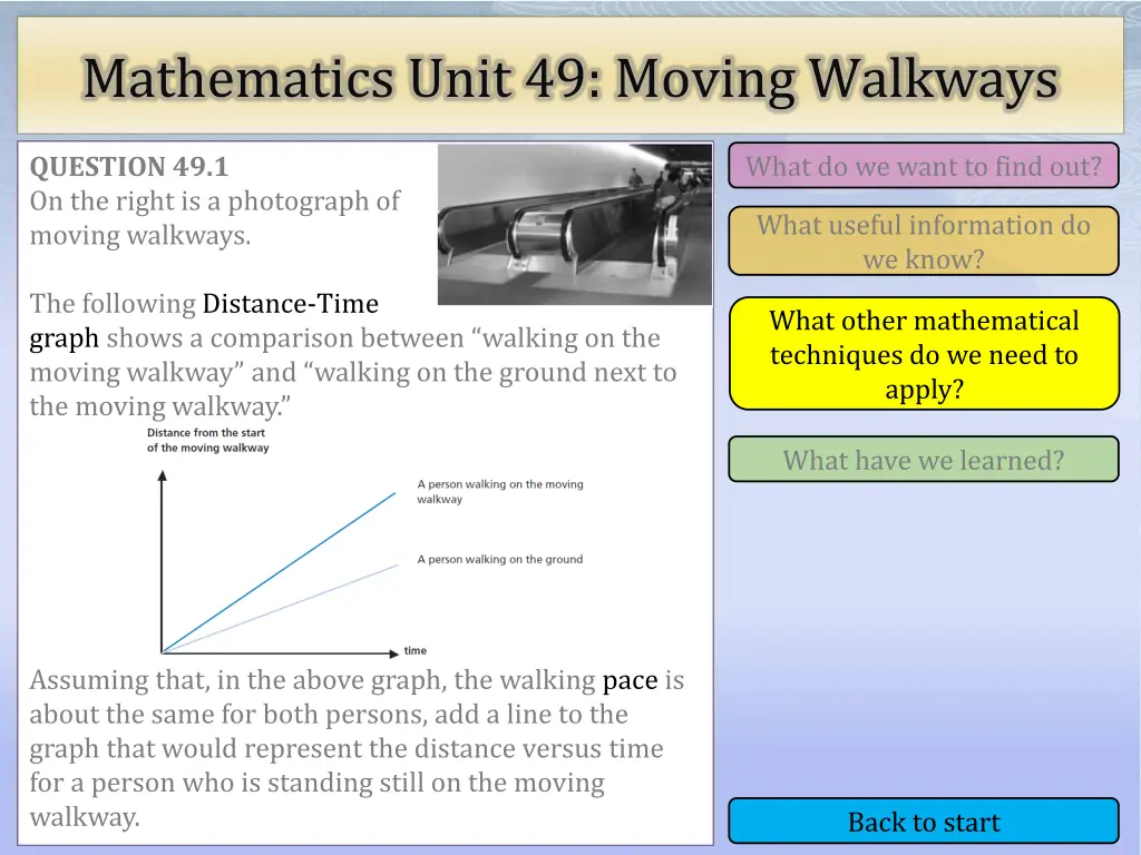 mathematics unit 49 moving walkways 3