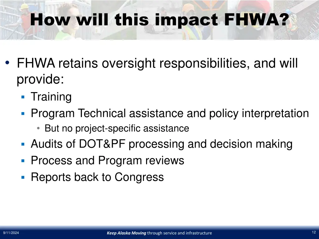 how will this impact fhwa