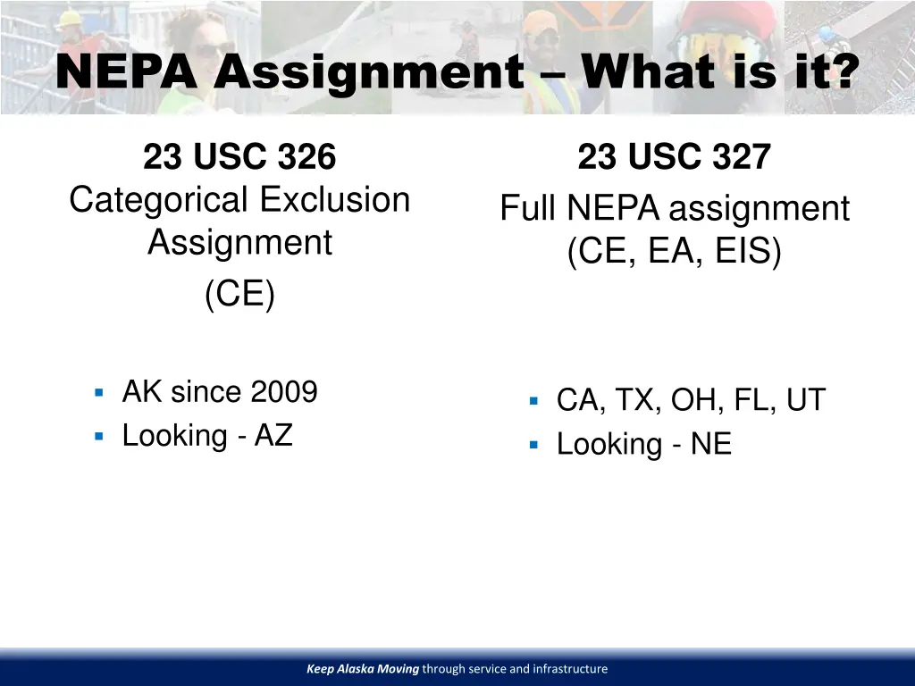 nepa assignment what is it