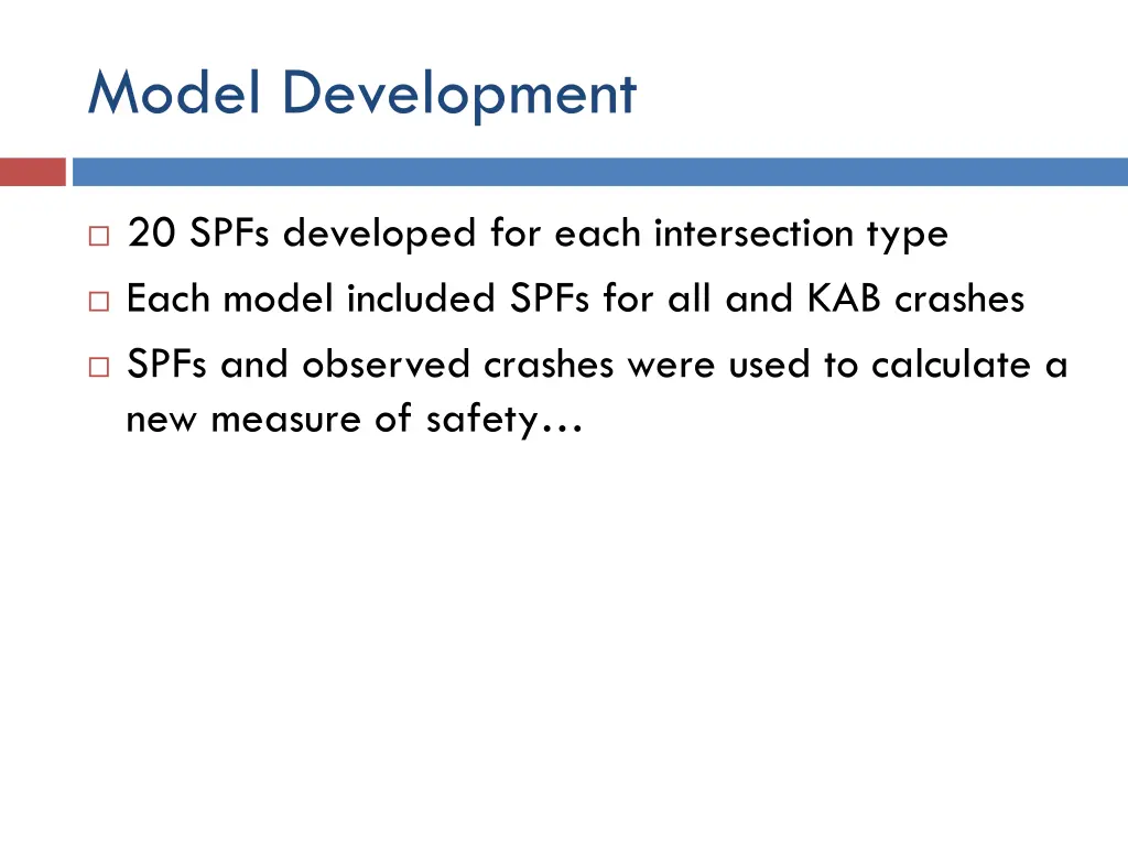 model development