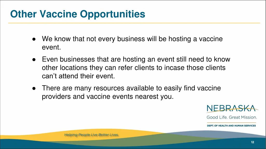 other vaccine opportunities