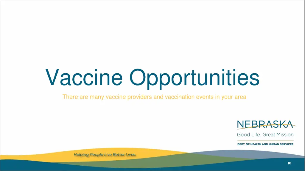 vaccine opportunities