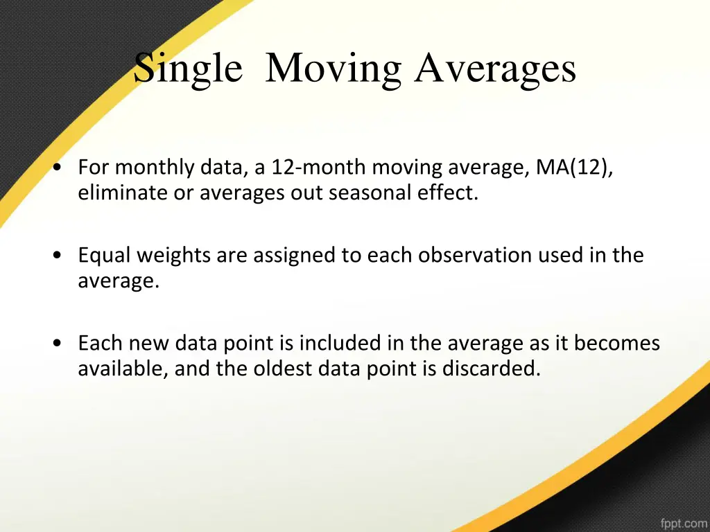 single moving averages 1