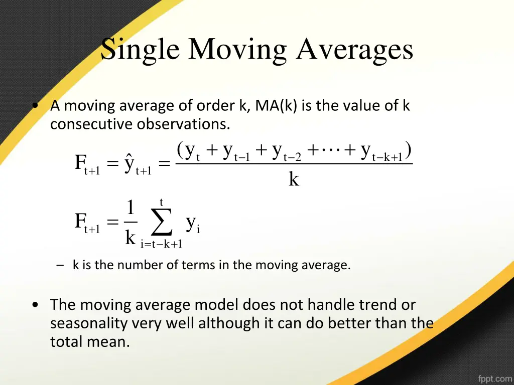 single moving averages 2