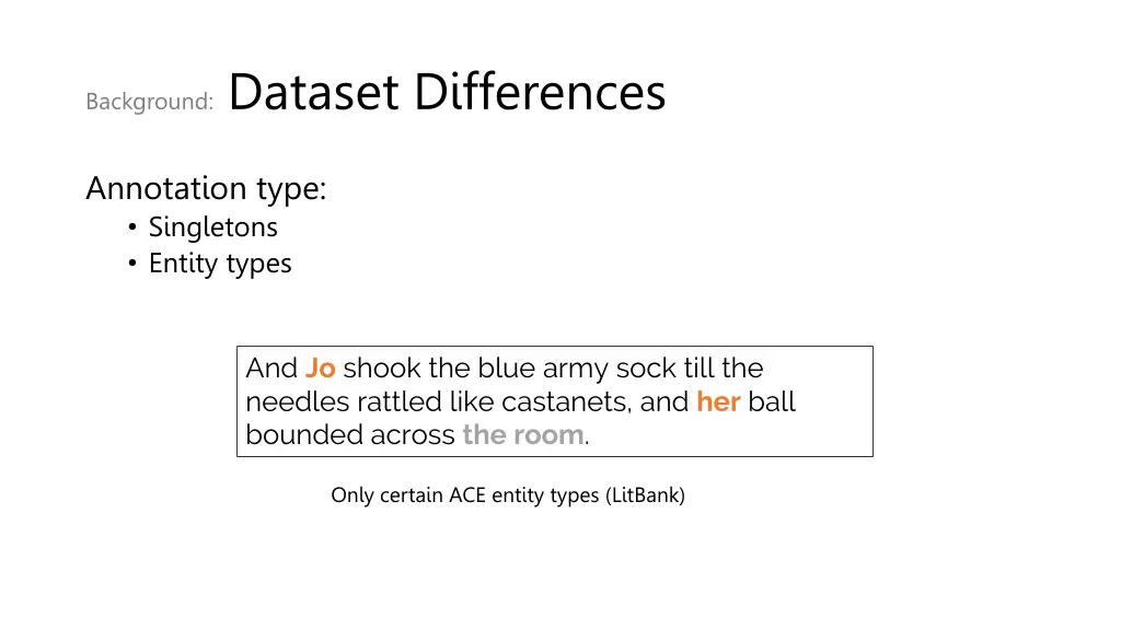 background dataset differences 2