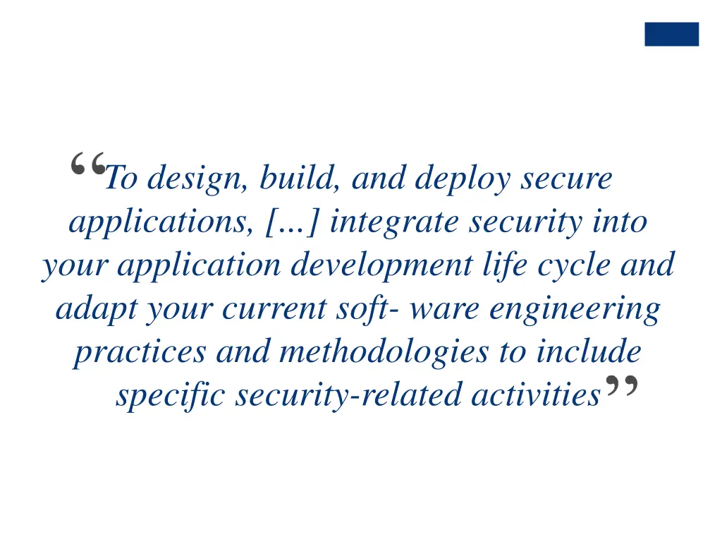 to design build and deploy secure applications