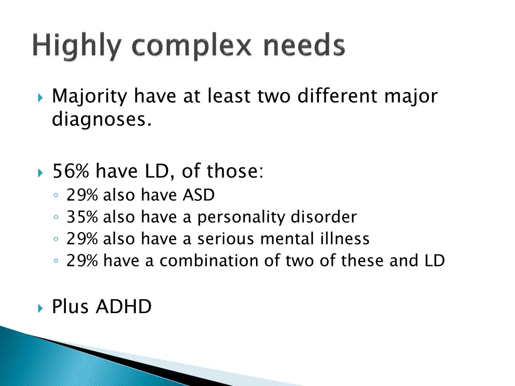 majority have at least two different major