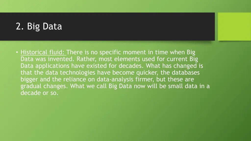 2 big data 3