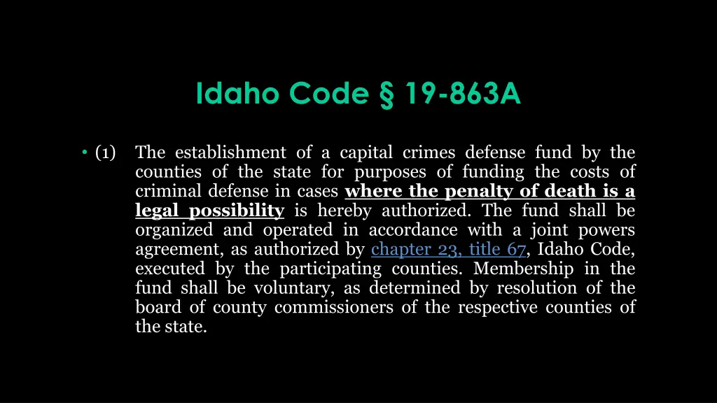 idaho code 19 863a