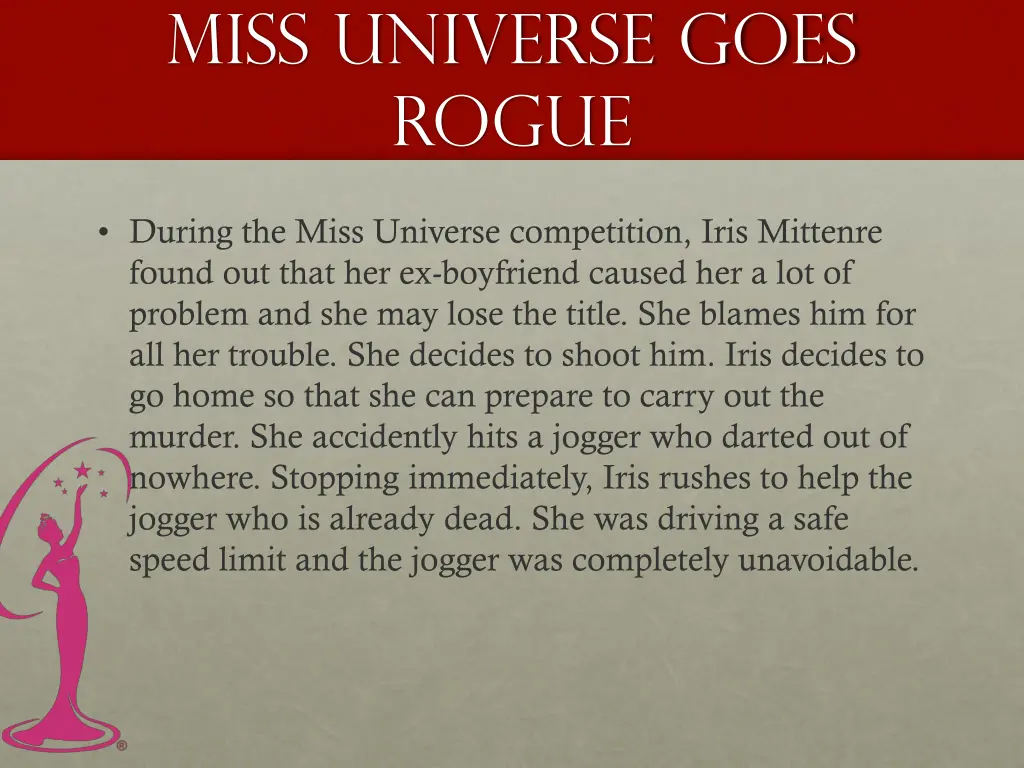 miss universe goes rogue