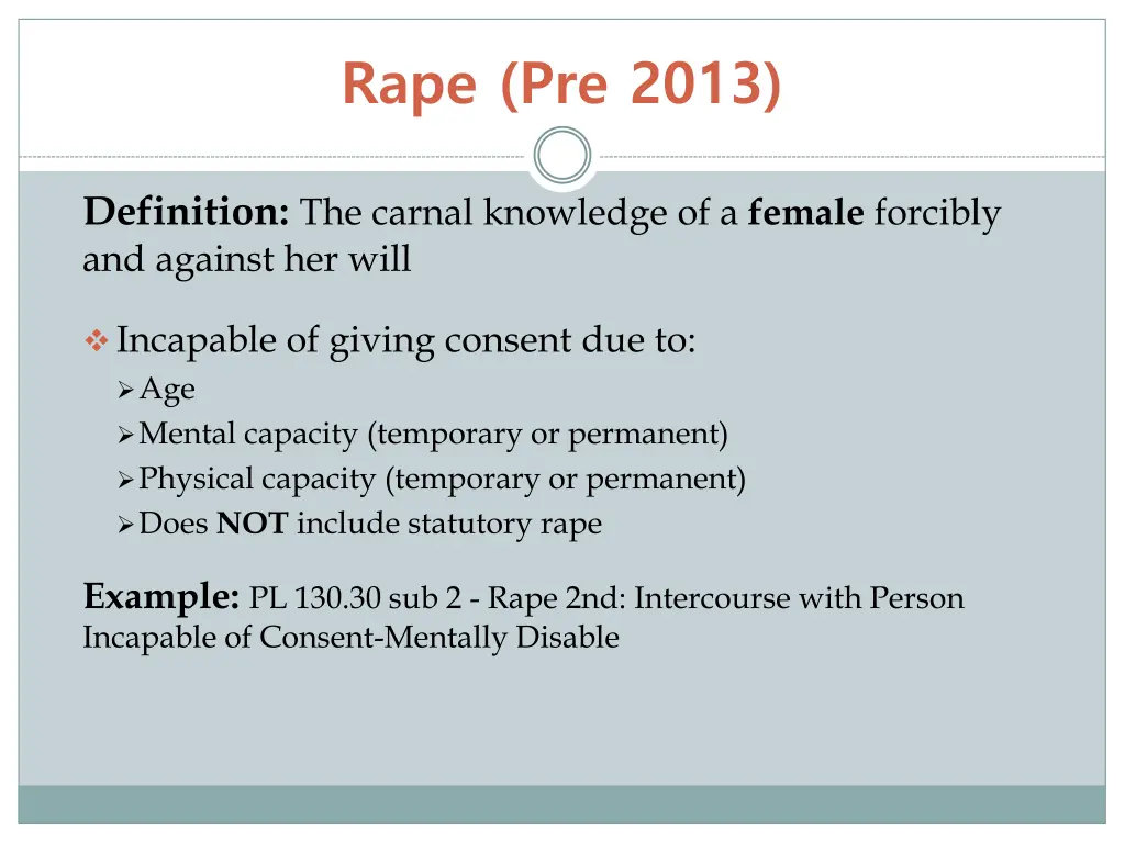 rape pre 2013