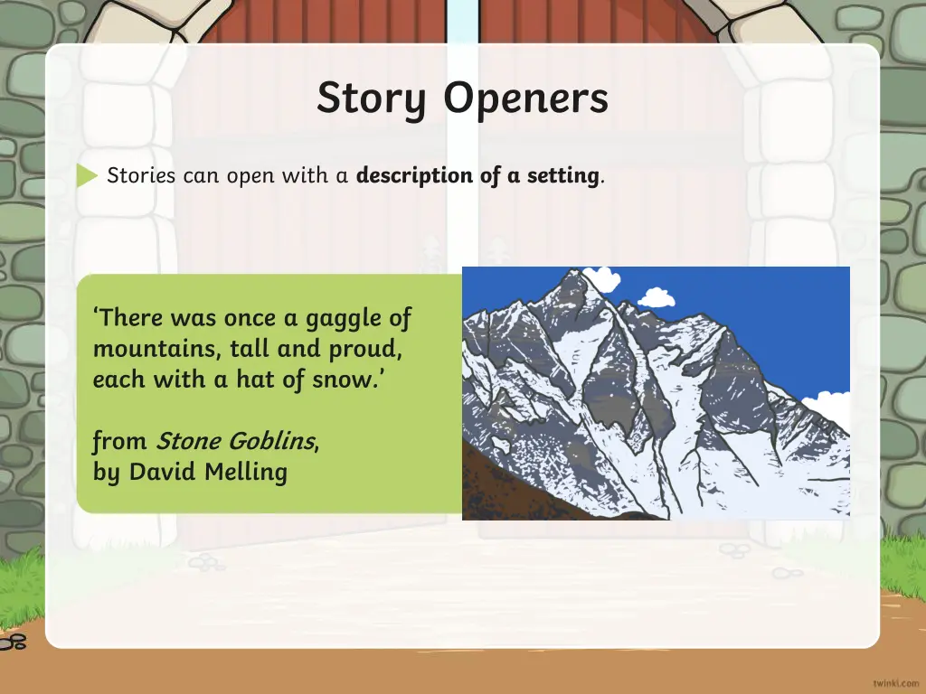 story openers 3