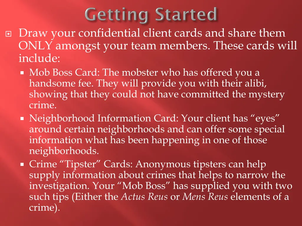 draw your confidential client cards and share