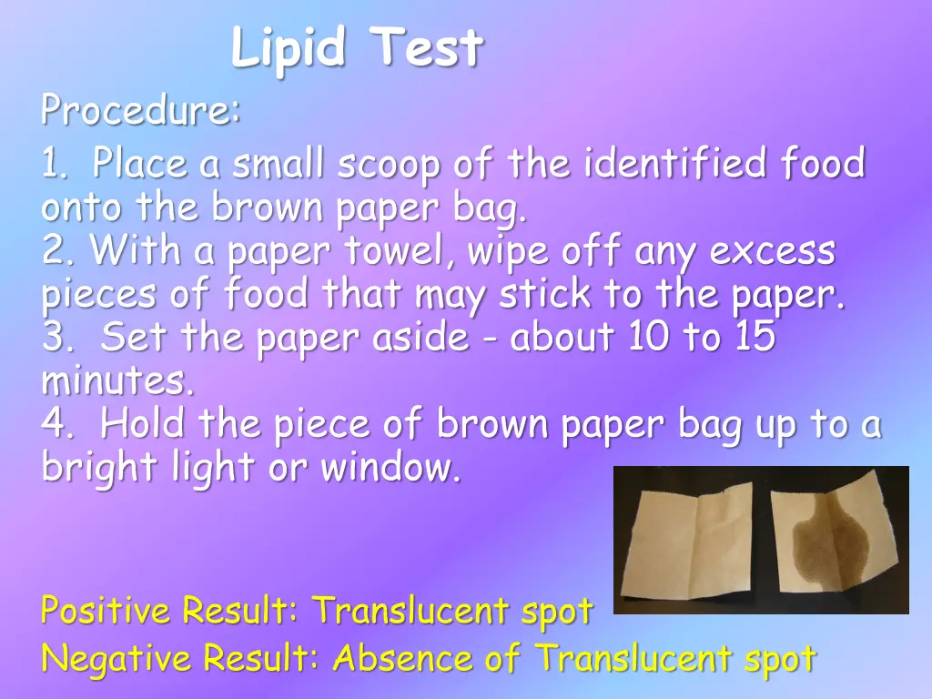 lipid test