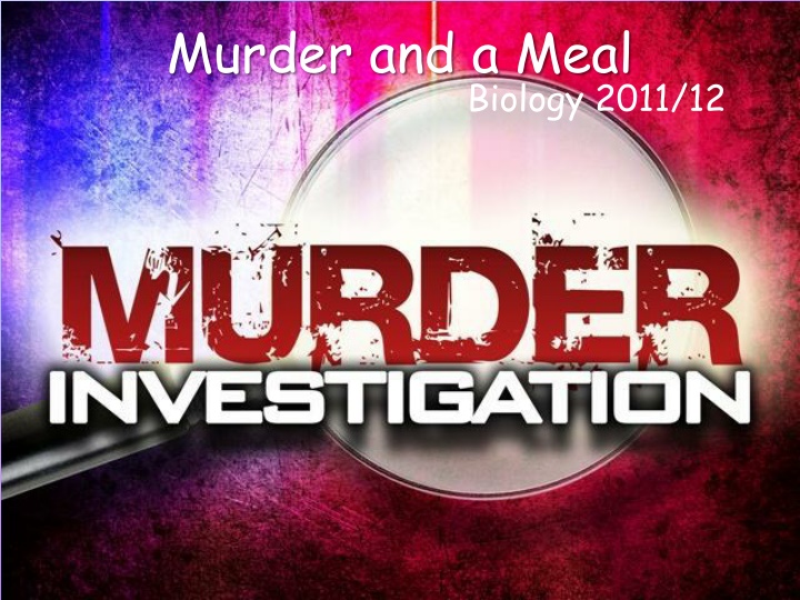 murder and a meal