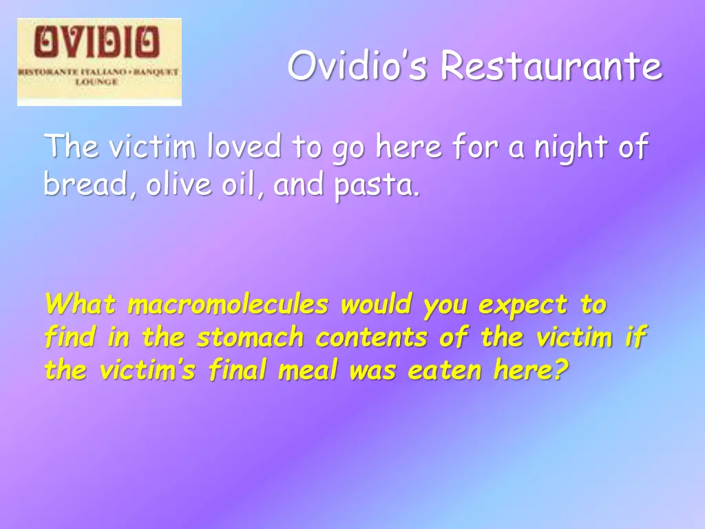 ovidio s restaurante